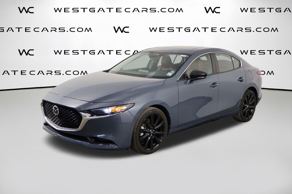 Polymetal Gray Metallic 2024 Mazda MAZDA3 Sedan All-Wheel Drive 6-Speed Automatic