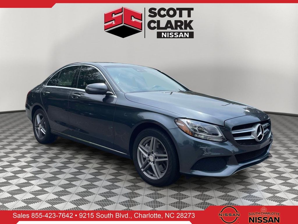 Gray 2016 Mercedes-Benz C-Class Sedan All-Wheel Drive 7-Speed Automatic