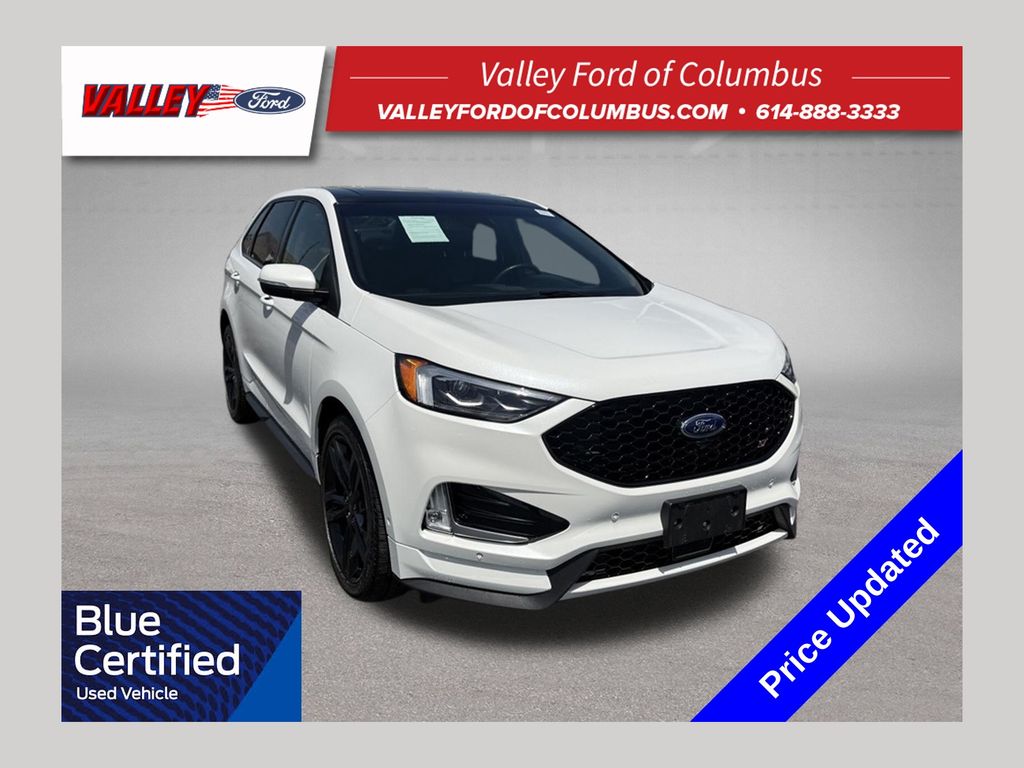 White Metallic 2020 Ford Edge SUV / Crossover All-Wheel Drive 8-Speed Automatic