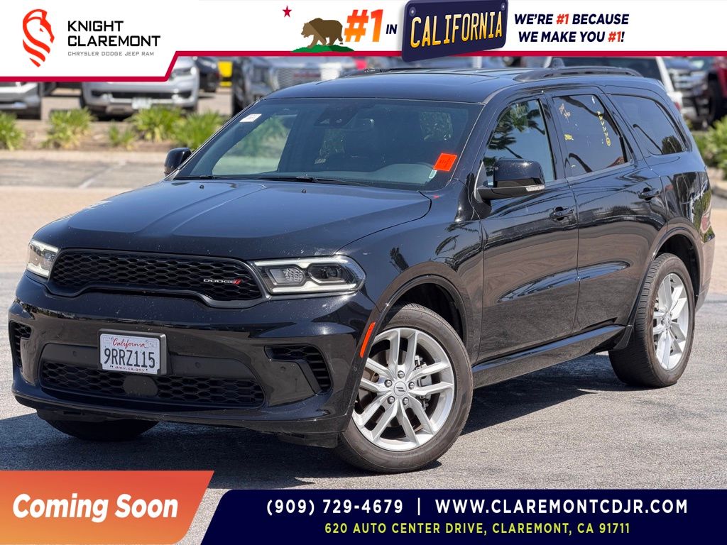 DB Black Crystal Clearcoat 2025 Dodge Durango GT Plus AWD SUV / Crossover All-Wheel Drive 8-Speed Automatic