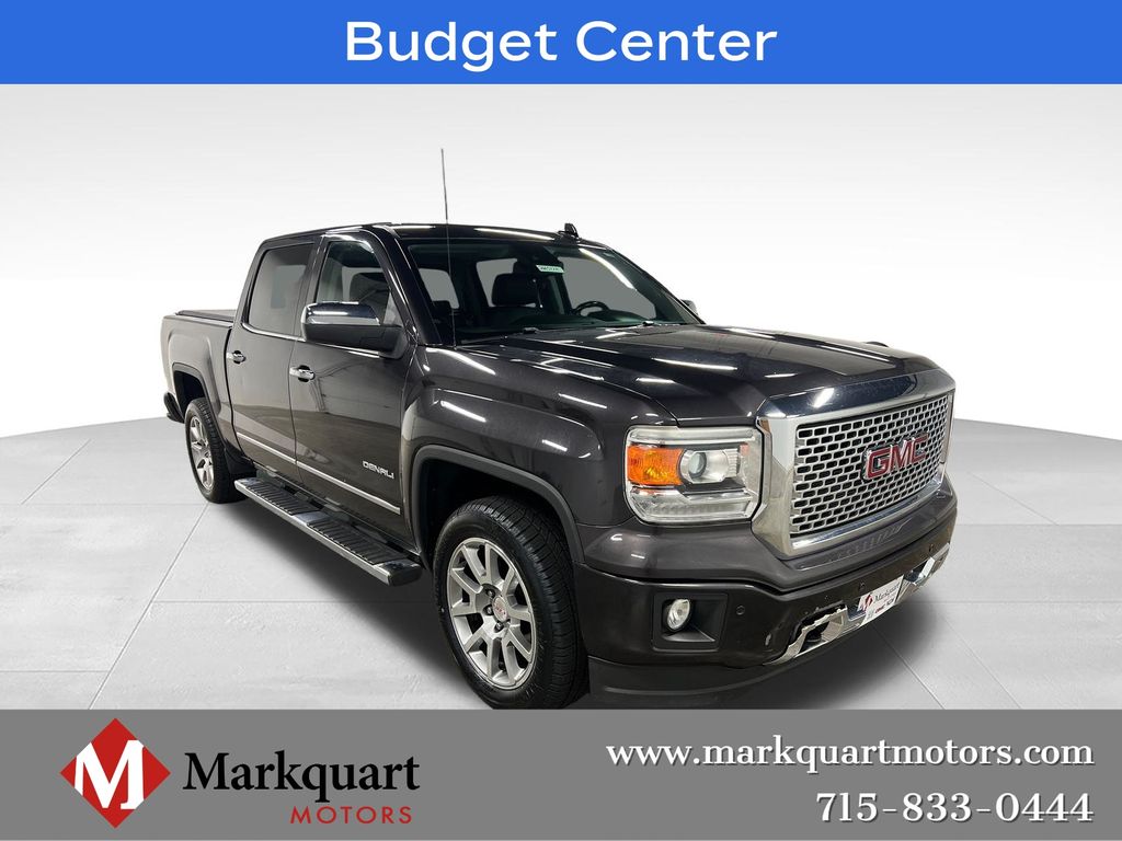 Gray (Iridium Metallic) 2015 GMC Sierra 1500 Pickup Truck Four-Wheel Drive 8-Speed Automatic Overdrive