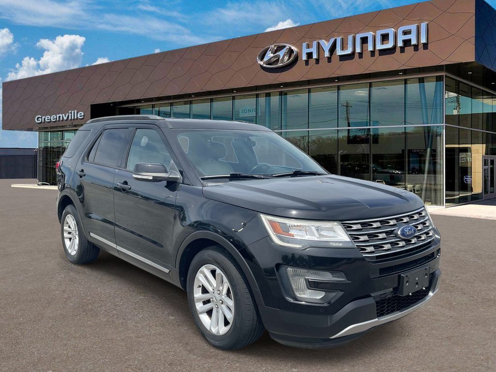 Shadow Black 2017 Ford Explorer XLT SUV / Crossover Front-Wheel Drive 6-Speed Automatic