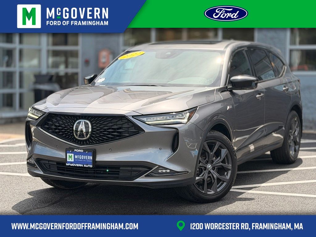 Silver 2022 Acura MDX SUV / Crossover All-Wheel Drive Automatic