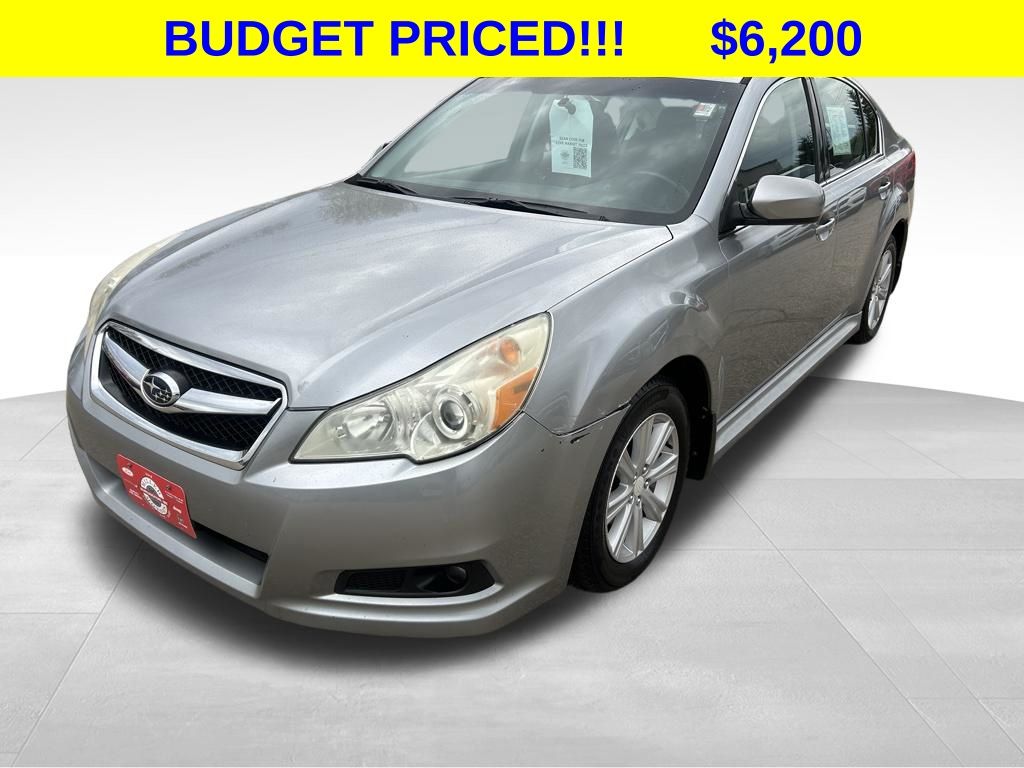 Gray (Steel Silver Metallic) 2011 Subaru Legacy Sedan All-Wheel Drive Continuously Variable Transmission
