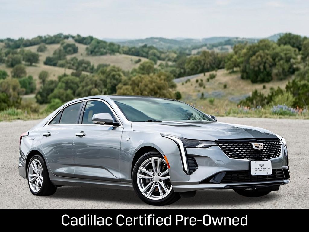 Silver Metallic 2023 Cadillac CT4 Luxury RWD Sedan Rear-Wheel Drive 8-Speed Automatic