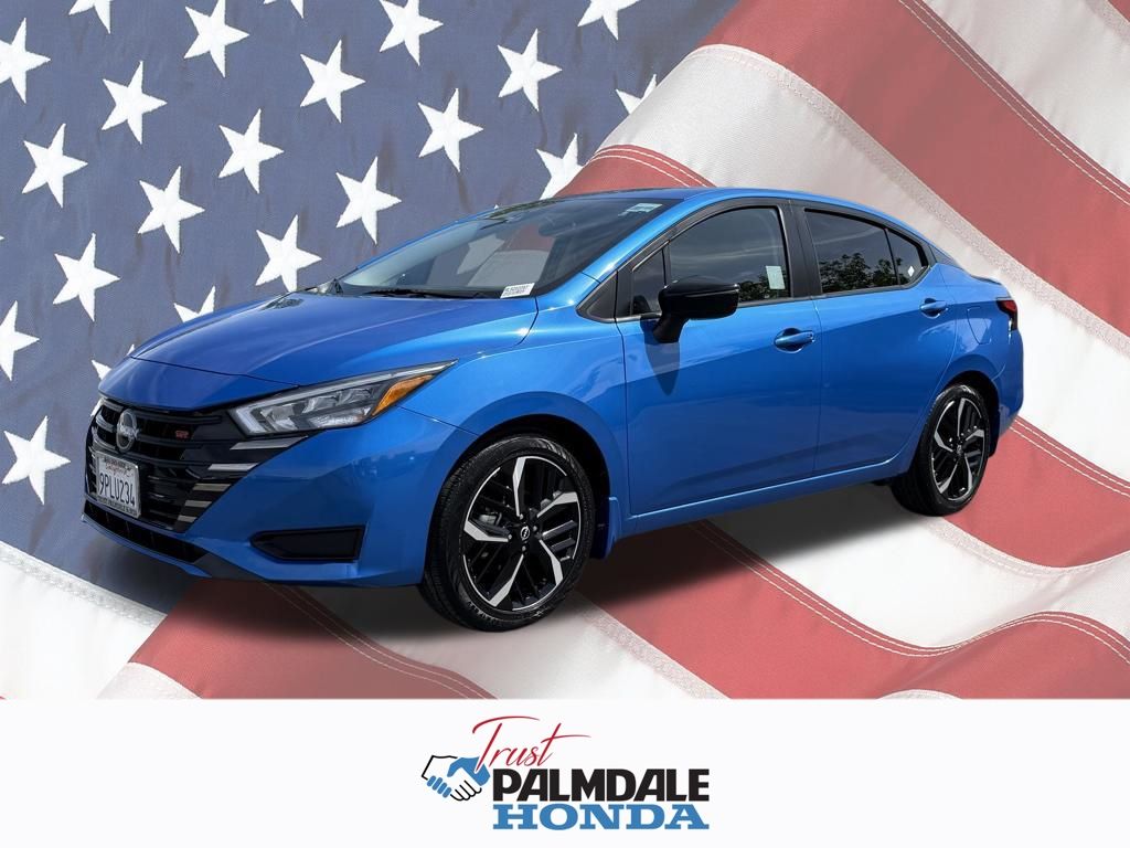 Electric Blue Metallic 2024 Nissan Versa SR FWD Sedan Front-Wheel Drive Continuously Variable Transmission