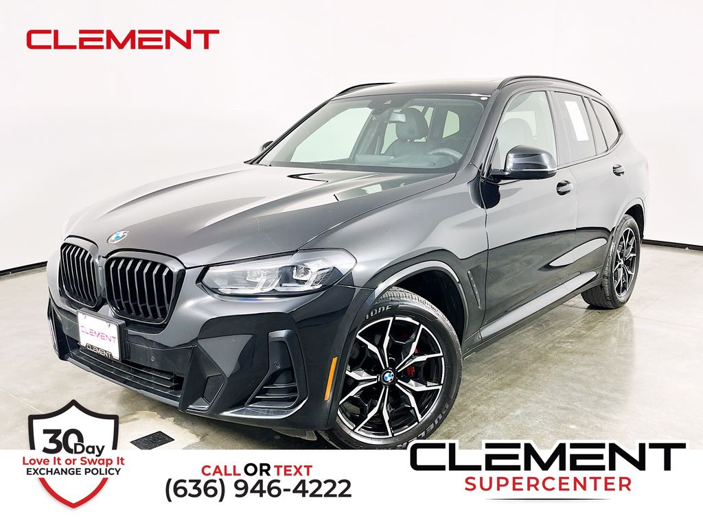Black Sapphire Metallic 2024 BMW X3 xDrive30i AWD SUV / Crossover All-Wheel Drive 8-Speed Automatic