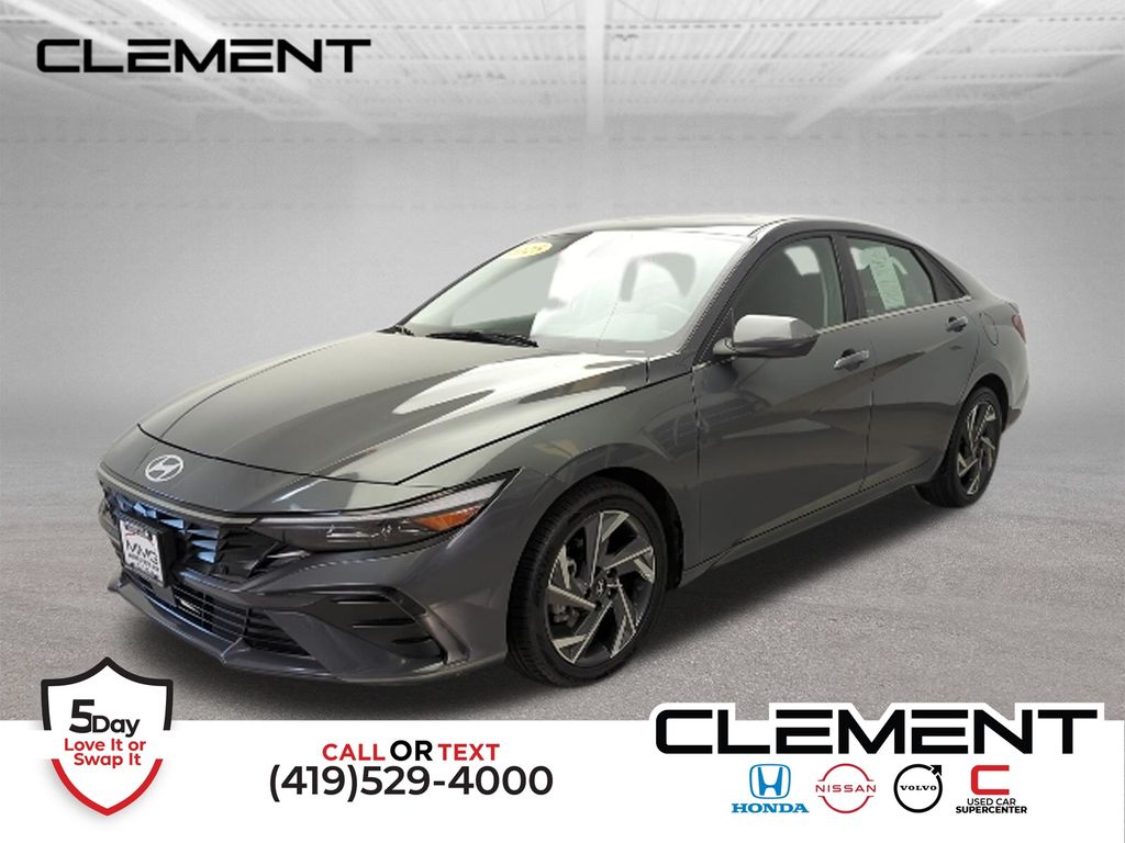 Ecotronic Gray 2025 Hyundai Elantra Sedan Front-Wheel Drive Continuously Variable Transmission
