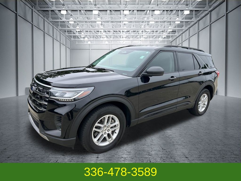 Agate Black Metallic 2026 Ford Explorer SUV / Crossover Rear-Wheel Drive Automatic