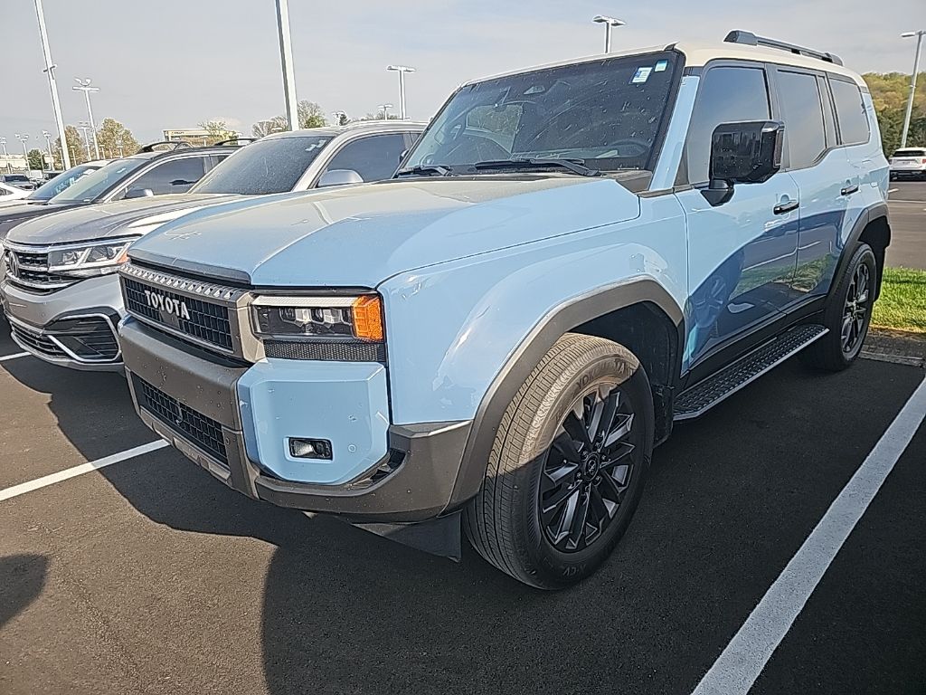 Heritage Blue/Gray Scape 2025 Toyota Land Cruiser 4WD SUV / Crossover Four-Wheel Drive 8-Speed Automatic