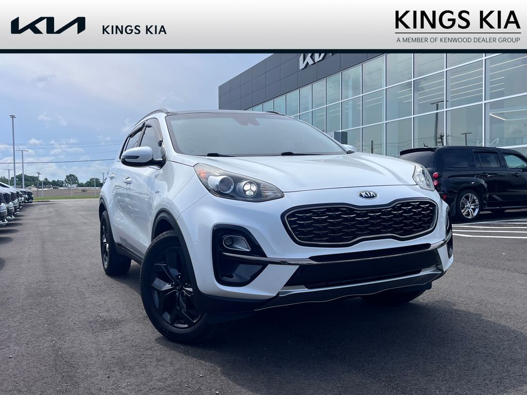 Snow White Pearl 2020 Kia Sportage SUV / Crossover All-Wheel Drive 6-Speed Automatic Overdrive