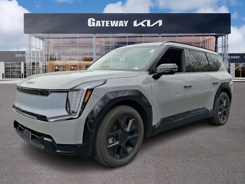 Wolf Gray 2026 Kia EV9 Land AWD SUV / Crossover All-Wheel Drive 1-Speed Automatic