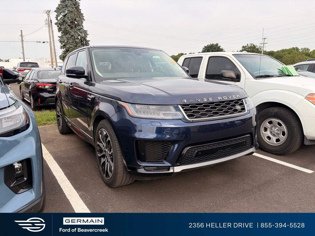 Blue 2019 Land Rover Range Rover Sport SUV / Crossover All-Wheel Drive 8-Speed Automatic
