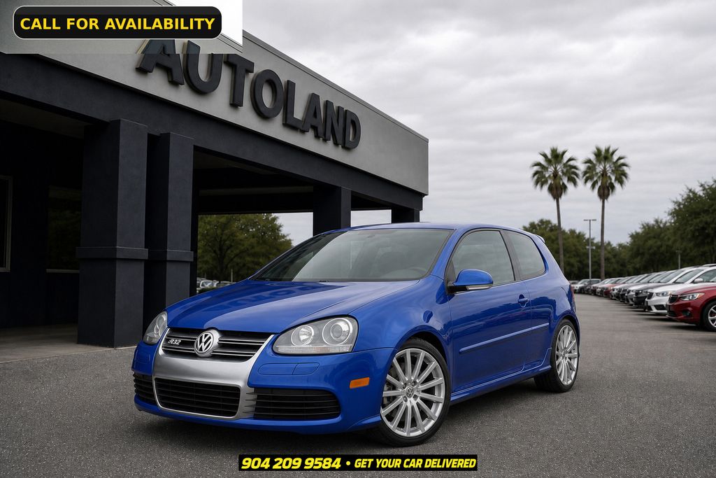 Deep Blue Metallic 2008 Volkswagen R32 Hatchback All-Wheel Drive 6-Speed Dual Clutch