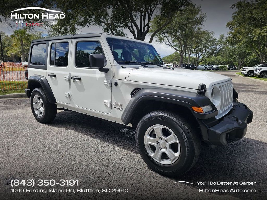 Bright White Clearcoat 2018 Jeep Wrangler SUV / Crossover Four-Wheel Drive 8-Speed Automatic
