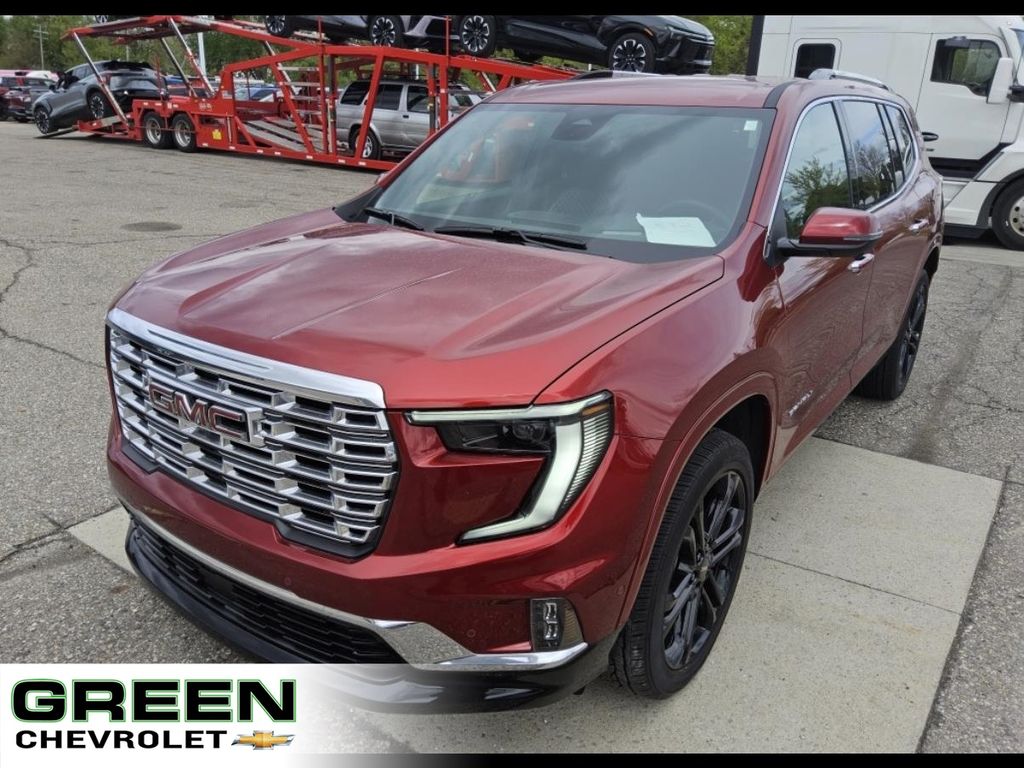 Volcanic Red Tintcoat 2026 GMC Acadia Denali AWD SUV / Crossover Four-Wheel Drive 8-Speed Automatic
