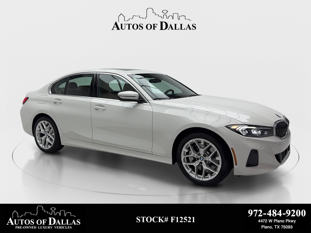 Alpine White 2025 BMW 3 Series Sedan Rear-Wheel Drive 8-Speed Automatic