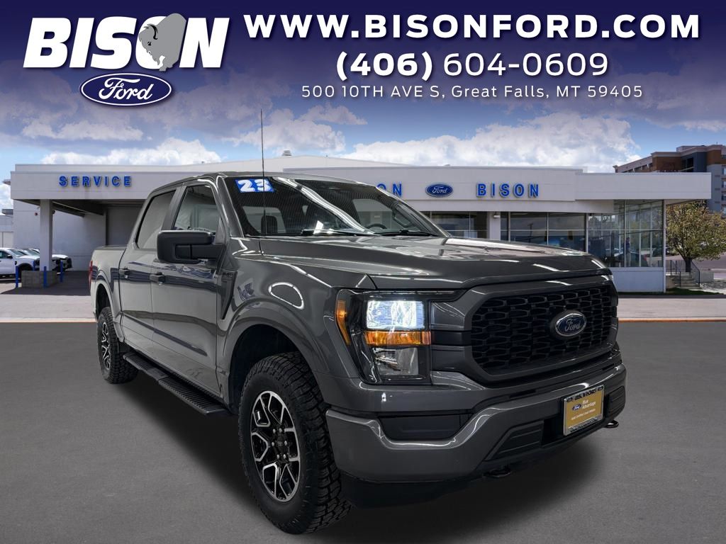 Carbonized Gray Metallic 2023 Ford F-150 Pickup Truck Four-Wheel Drive Automatic