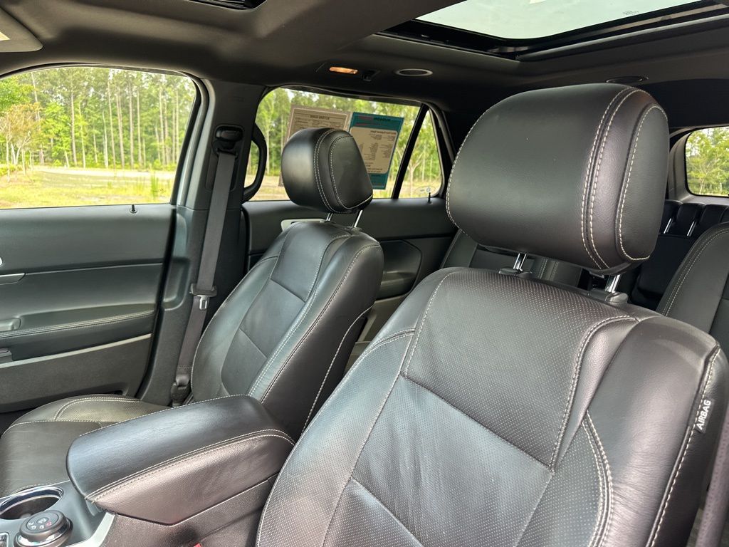 2014 White Platinum Clearcoat Metallic Ford Explorer Sport 4X4 SUV