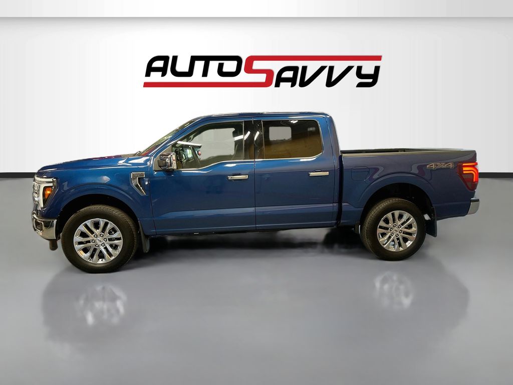 Used 2025 Blue Metallic Ford Lariat image 4