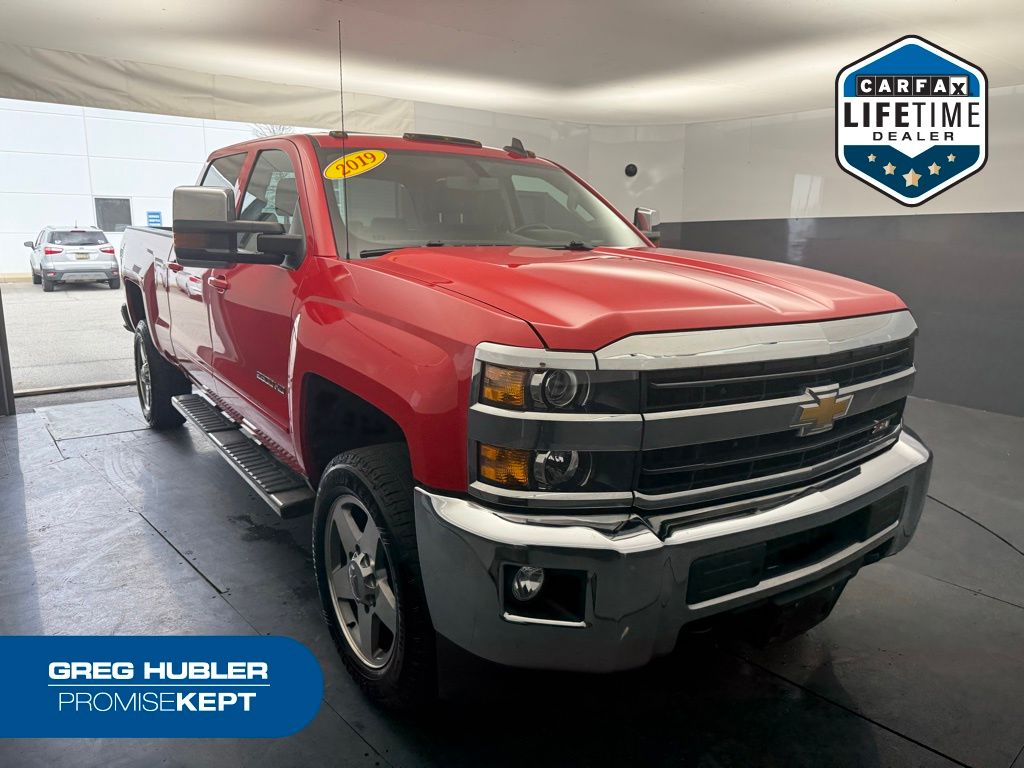 Red Hot 2019 Chevrolet Silverado 2500HD LT Crew Cab 4WD Pickup Truck Four-Wheel Drive 6-Speed Automatic Overdrive