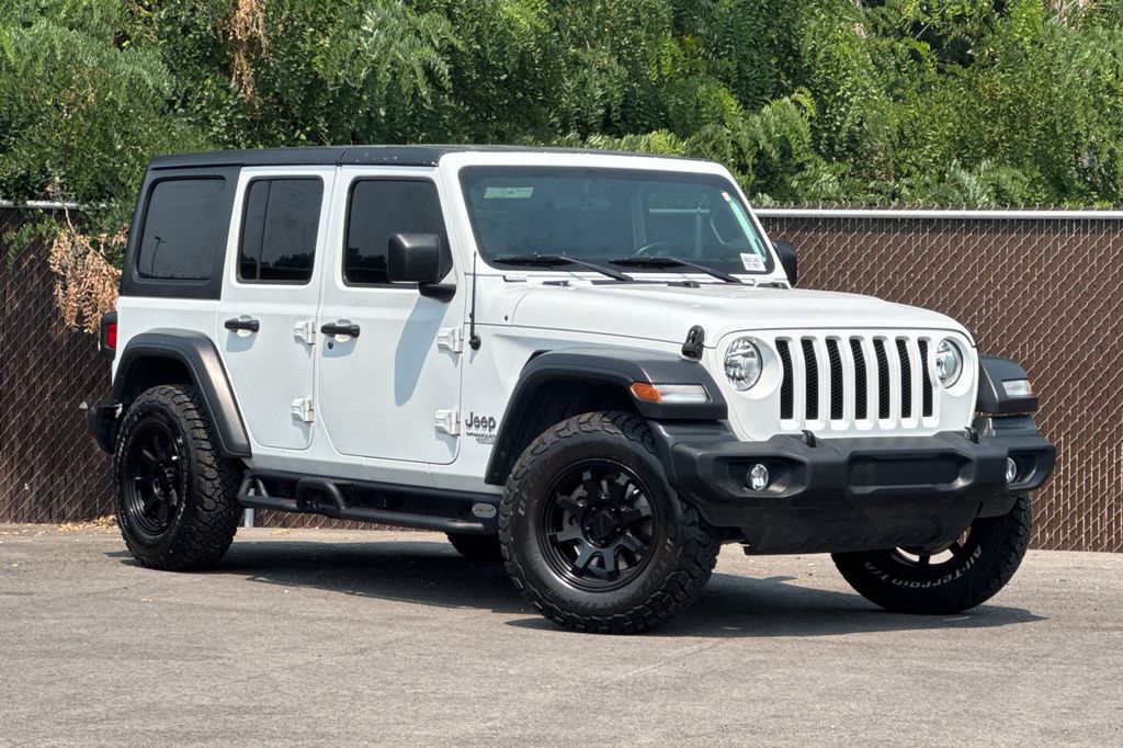 Bright White Clearcoat 2020 Jeep Wrangler SUV / Crossover Four-Wheel Drive 8-Speed Automatic