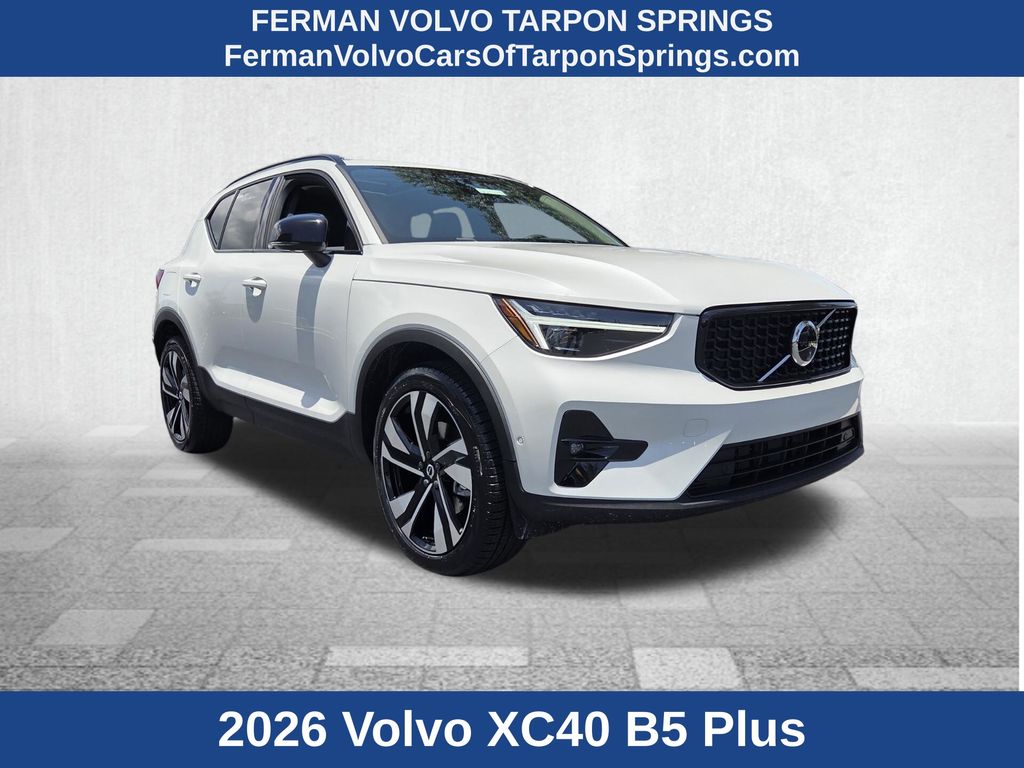 Crystal White 2026 Volvo XC40 SUV / Crossover All-Wheel Drive Automatic
