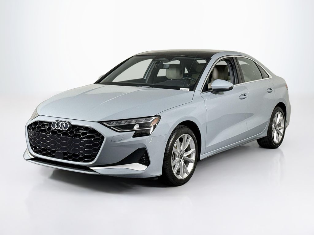 Gray Pearl 2026 Audi A3 Sedan All-Wheel Drive 7-Speed Automatic