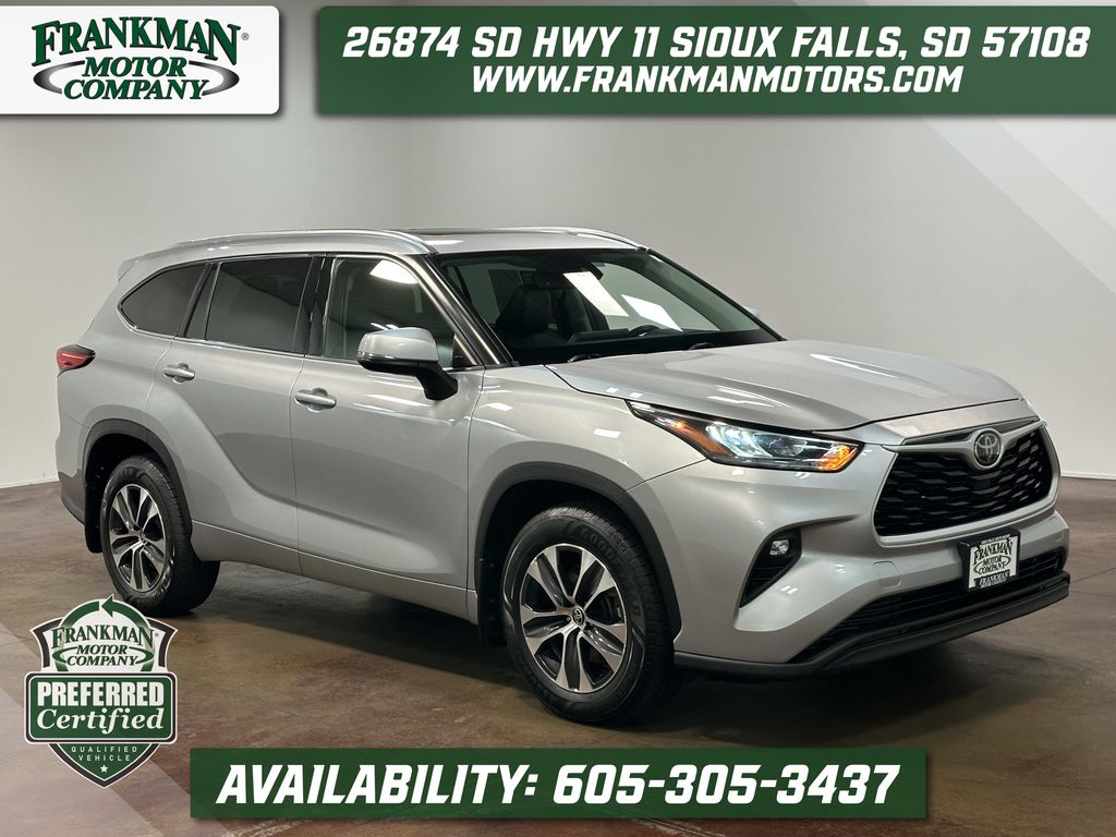 Celestial Silver Metallic 2020 Toyota Highlander SUV / Crossover All-Wheel Drive 8-Speed Automatic
