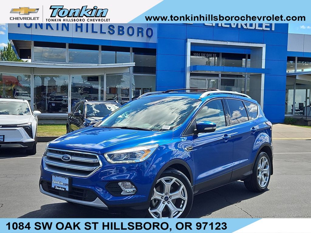 Lightning Blue Metallic 2017 Ford Escape SUV / Crossover All-Wheel Drive 6-Speed Automatic