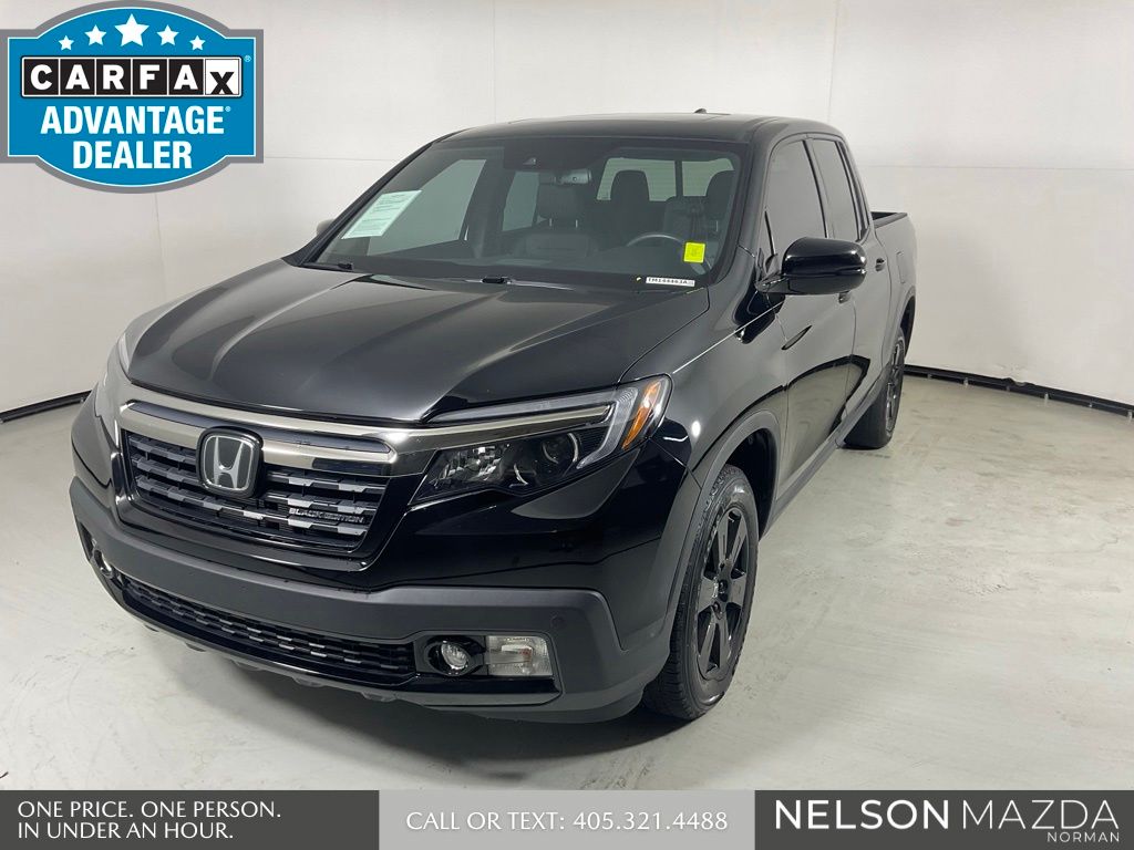 Black 2020 Honda Ridgeline Pickup Truck All-Wheel Drive 9-Speed Automatic