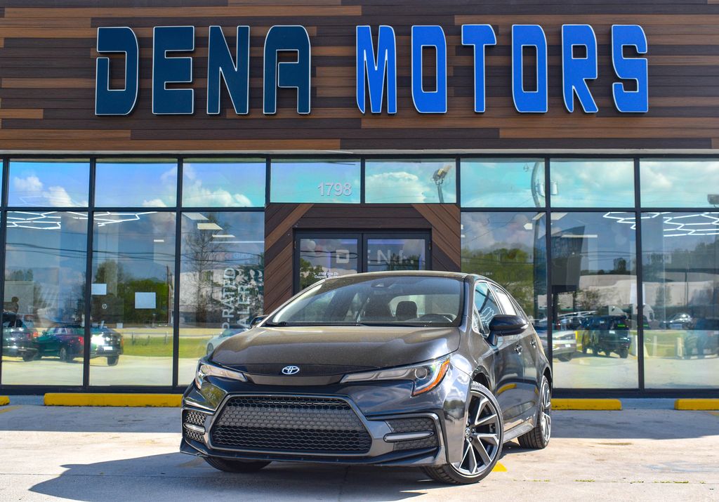 Black 2022 Toyota Corolla SE FWD Sedan Front-Wheel Drive Continuously Variable Transmission