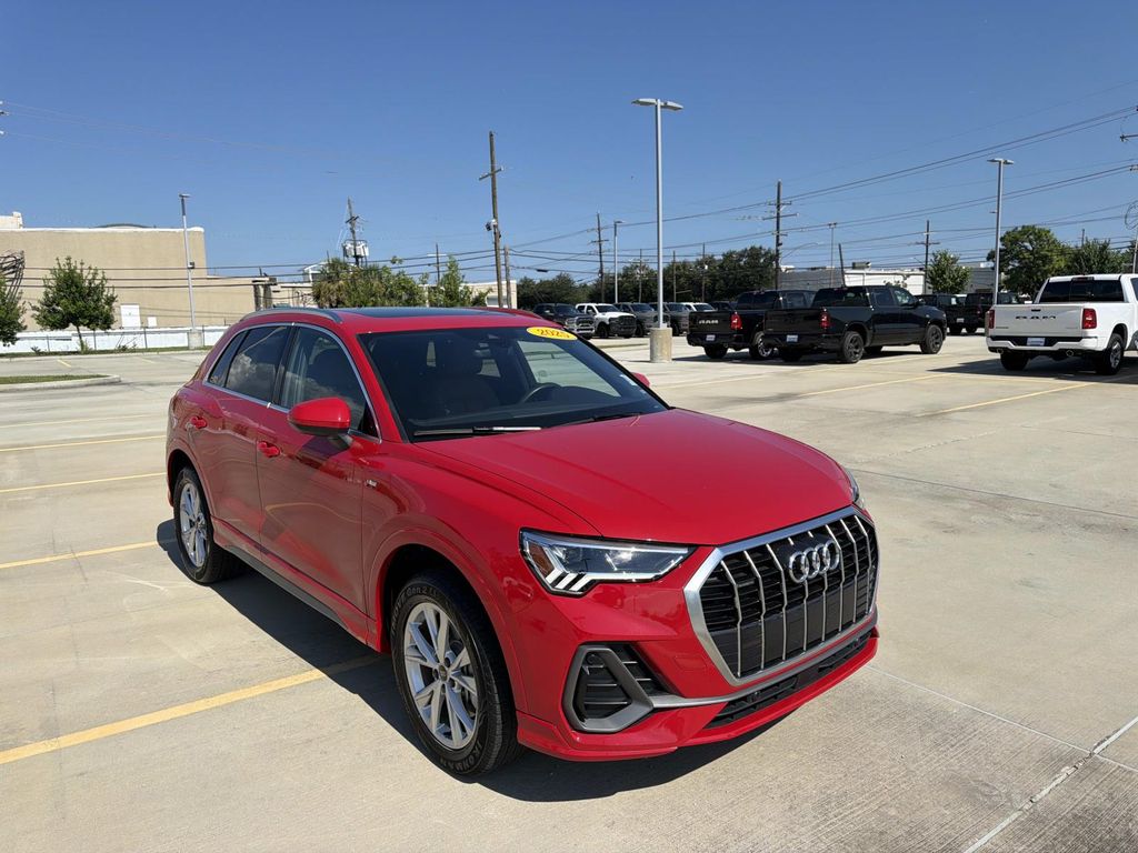 Progressive Red Metallic 2025 Audi Q3 SUV / Crossover All-Wheel Drive 8-Speed Automatic