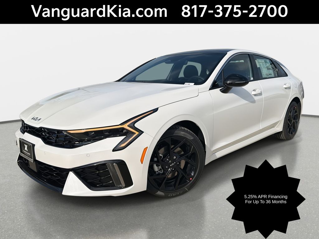 Snow White Pearl 2026 Kia K5 GT-Line FWD Sedan Front-Wheel Drive 8-Speed Automatic