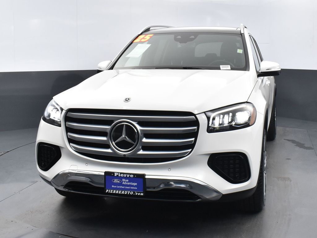 Polar White 2025 Mercedes-Benz GLS 450 4MATIC SUV / Crossover All-Wheel Drive 9-Speed Automatic