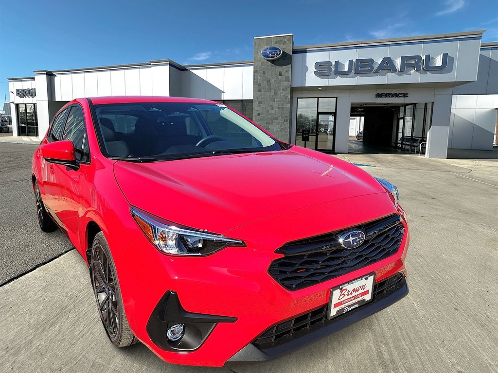 Pure Red 2026 Subaru Impreza Wagon All-Wheel Drive Continuously Variable Transmission