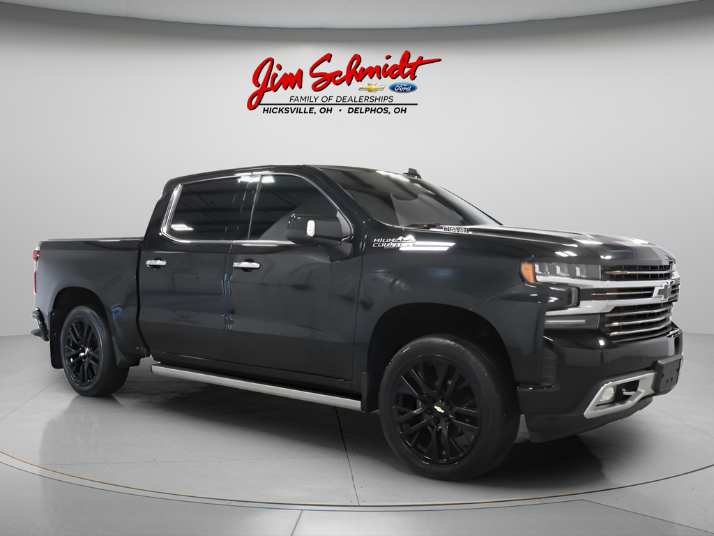 Black 2021 Chevrolet Silverado 1500 Pickup Truck Four-Wheel Drive Automatic