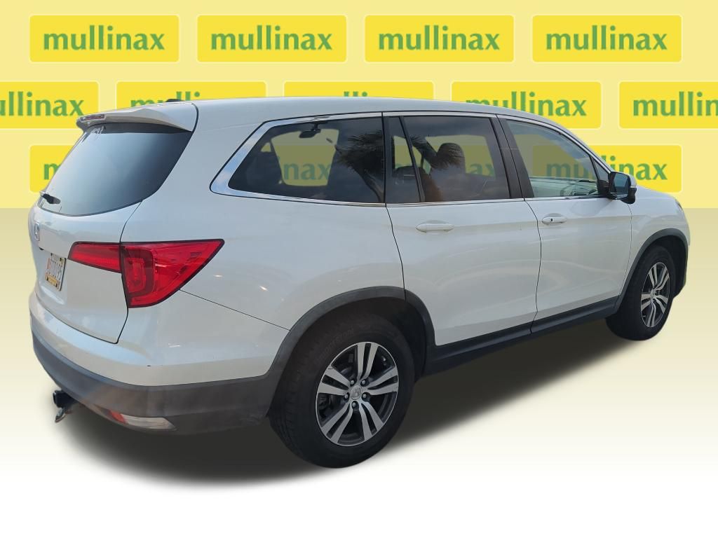 2016 White Diamond Pearl Honda Pilot EX-L FWD SUV
