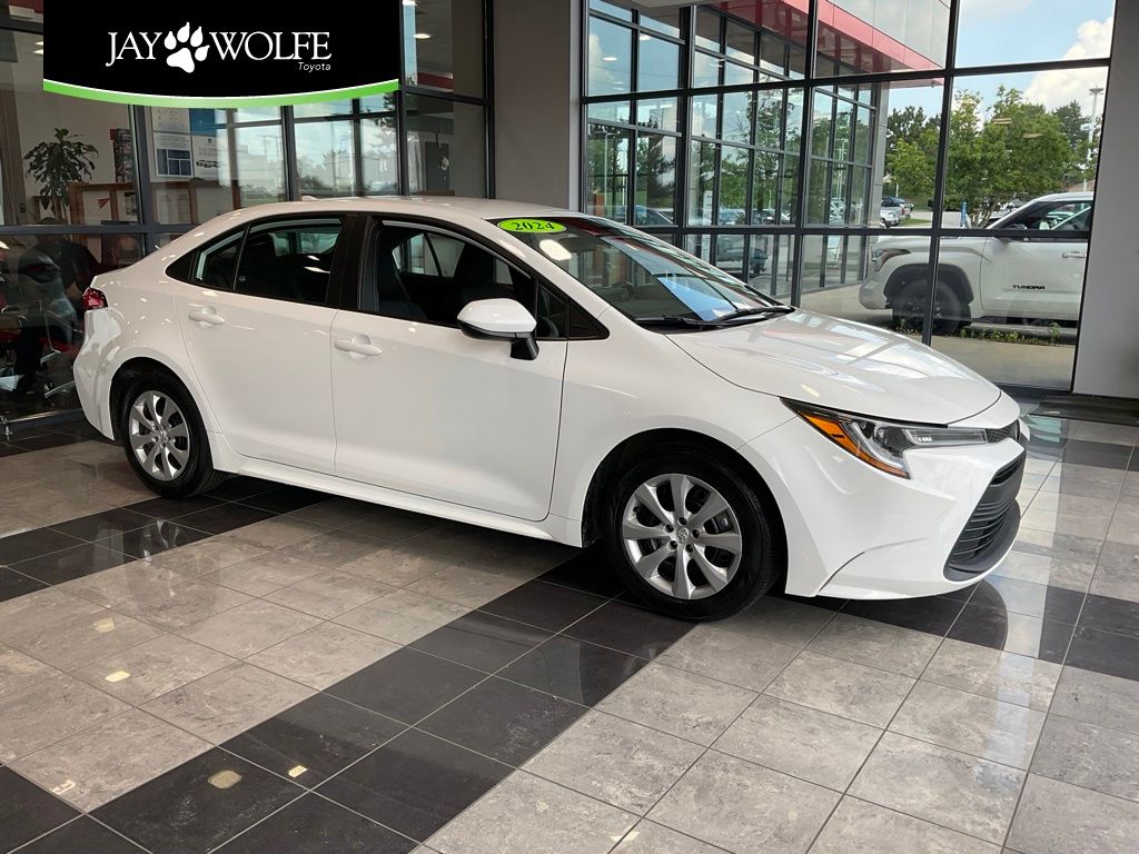 Ice Cap 2024 Toyota Corolla Sedan Front-Wheel Drive Continuously Variable Transmission