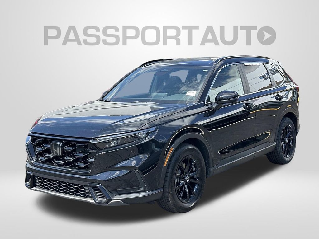 Crystal Black Pearl 2024 Honda CR-V Hybrid SUV / Crossover Front-Wheel Drive Continuously Variable Transmission