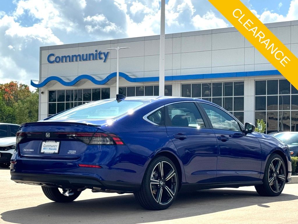 2025 Honda Accord Hybrid Sport Blue at Classic Honda Galveston