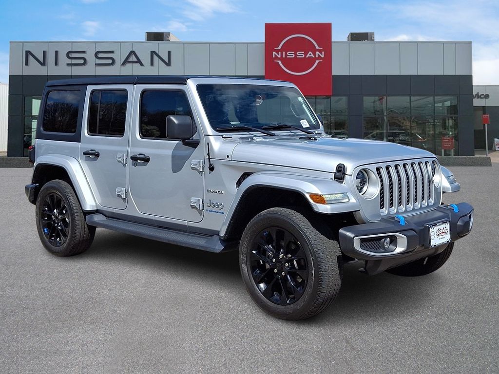 Silver Zynith Clearcoat 2023 Jeep Wrangler 4xe Sahara 4WD SUV / Crossover Four-Wheel Drive 8-Speed Automatic