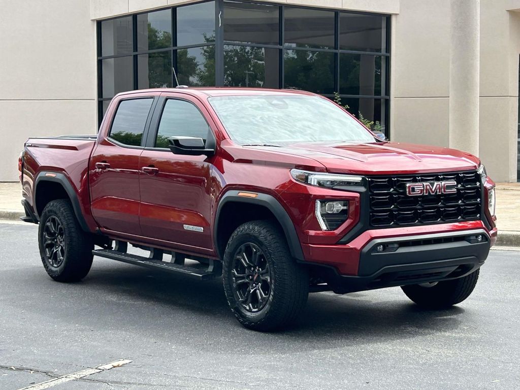 Volcanic Red 2025 GMC Canyon Pickup Truck Four-Wheel Drive 8-Speed Automatic