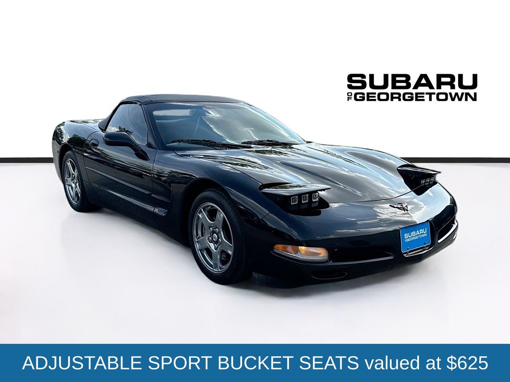 Onyx Black 1998 Chevrolet Corvette Convertible RWD Convertible Rear-Wheel Drive 4-Speed Automatic