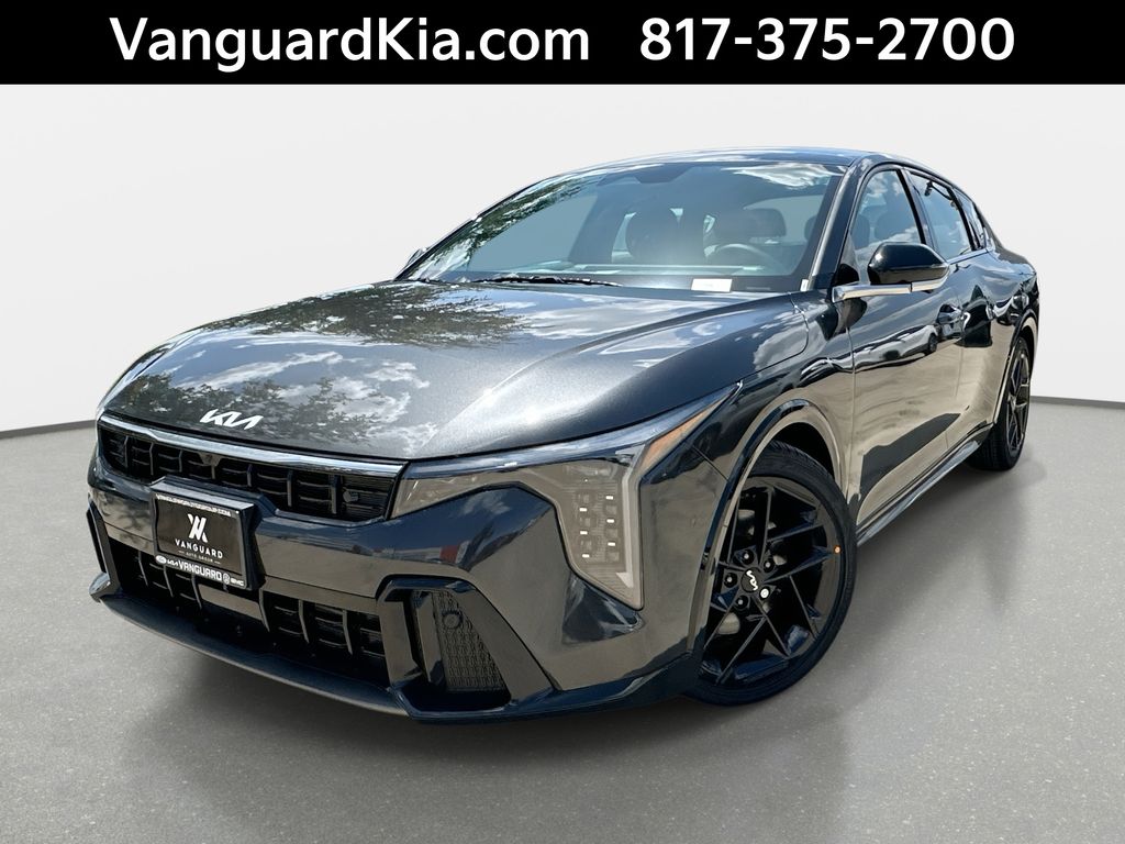 Interstellar Gray 2025 Kia K4 GT-Line Turbo FWD Sedan Front-Wheel Drive 8-Speed Automatic
