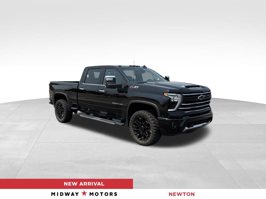 Black 2024 Chevrolet Silverado 2500HD Pickup Truck Four-Wheel Drive Automatic