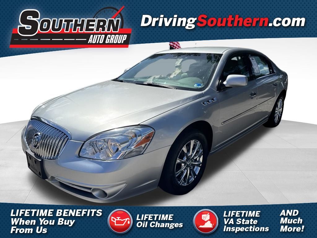 Quicksilver Metallic 2010 Buick Lucerne Sedan Front-Wheel Drive 4-Speed Automatic