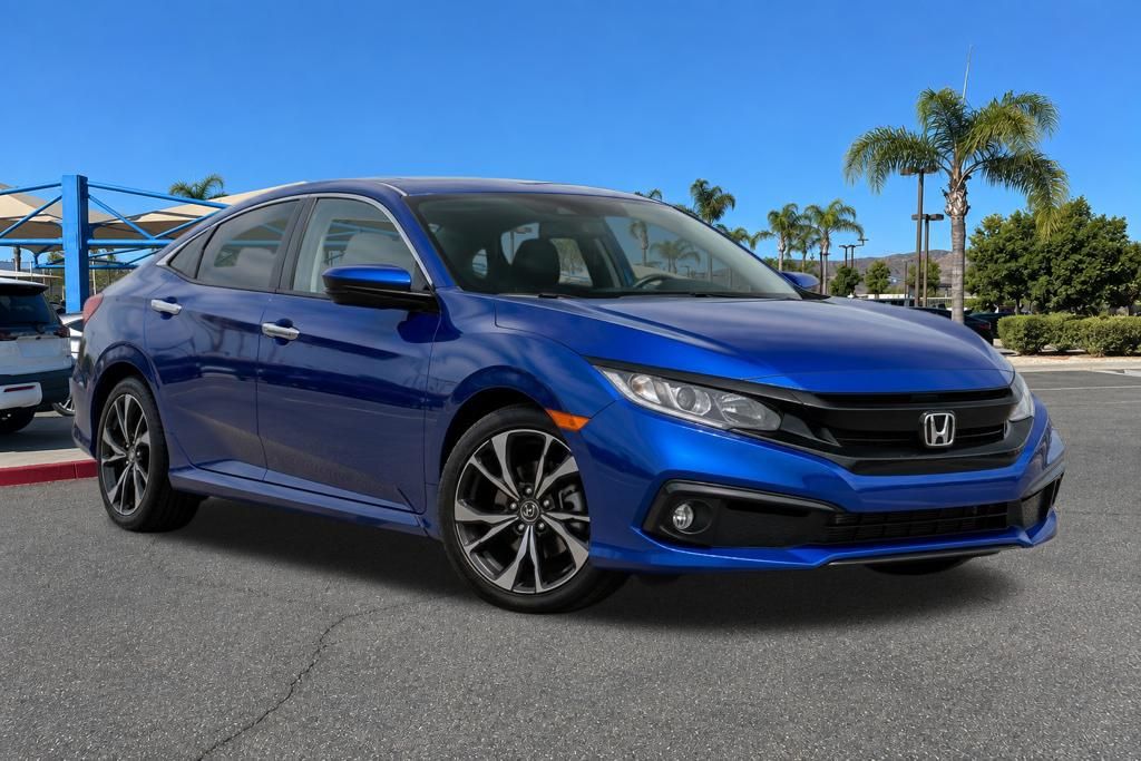 Aegean Blue Metallic 2018 Honda Civic Hatchback Hatchback Front-Wheel Drive Continuously Variable Transmission