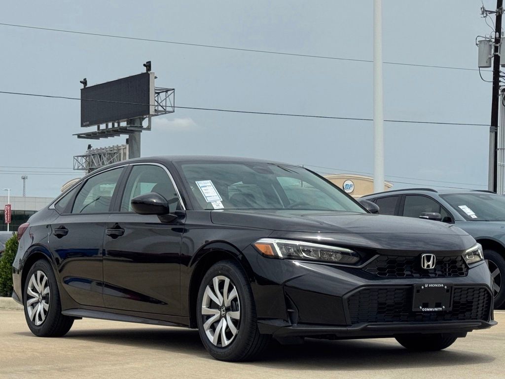 2026 Honda Civic LX Black at Community Honda