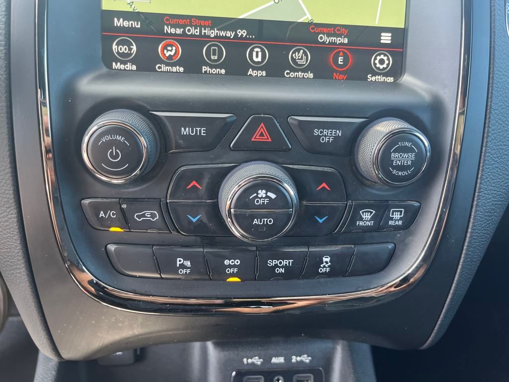 2018 DB Black Crystal Clearcoat Dodge Durango R/T AWD SUV